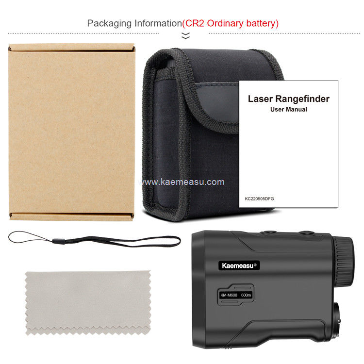 kaemeasu Golf Range Finder CR2 Battery Model Telescope Flagpole  Lock  Angle Measuring Distance Meter M1000