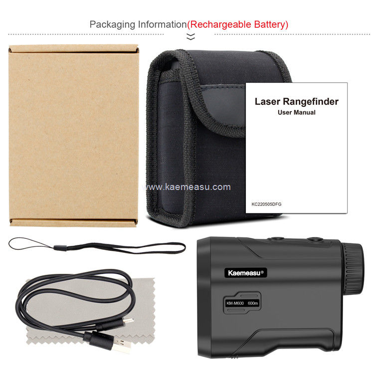 kaemeasu Hunting Range Finder Slope Scope Laser Distance Meter Telescope Multiple Modes Laser Rangefinders M800