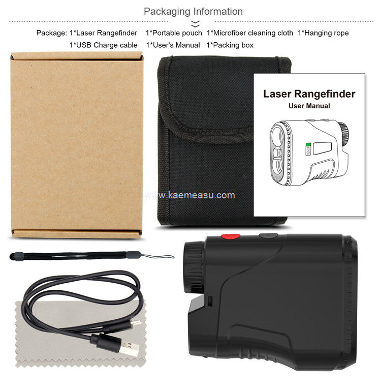 kaemeasu Hunting Laser Rangefinder 6.5X Magnification Golf Telescope Angle Measuring Distance Meter D800