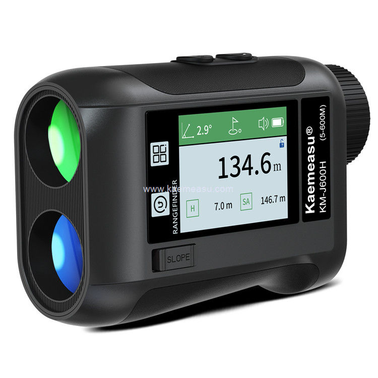 kaemeasu Voice Broadcast Golf Rangefinder Laser Range Finder Telescope With LCD Touch Screen J600