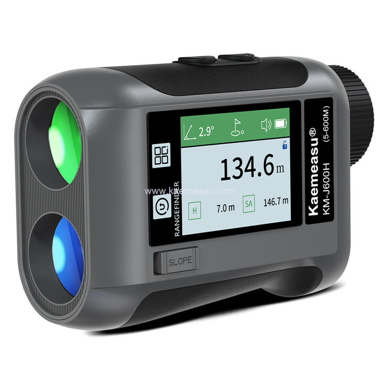 kaemeasu Voice Broadcast Golf Rangefinder Laser Range Finder Telescope With LCD Touch Screen J600