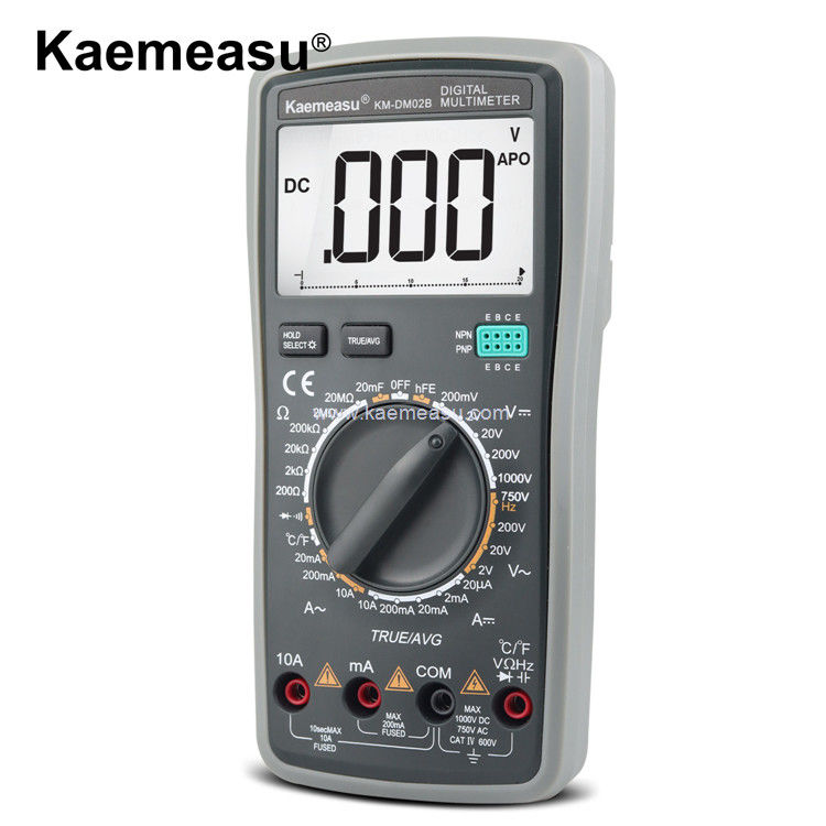 Kaemeasu 02B OEM ODM Electric Multimeters True RMS Current Resistance Capacitance Voltage Meter Tester