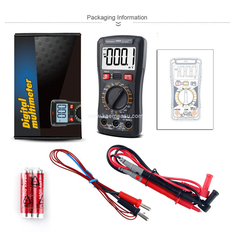Kaemeasu 09C Current Voltage NCV Measurement Smart Digital Multimeter OEM ODM