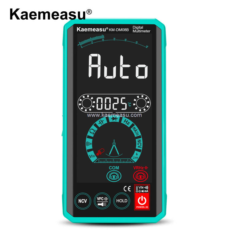 Kaemeasu 08S Voice Broadcast Multimeter Tester Electrician Voltmeter NCV Ture RMS Voltage Tester