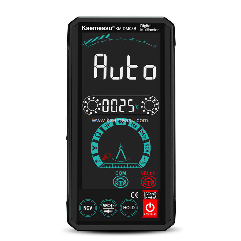 Kaemeasu 08S Voice Broadcast Multimeter Tester Electrician Voltmeter NCV Ture RMS Voltage Tester