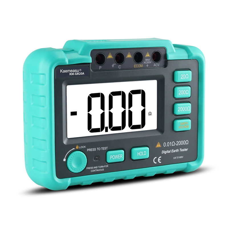 kaemesau AC 200V Grounding Resistance Tester Megohmmeter Measuring Circuit Resistance Tester Earth Resistance Tester GR20A