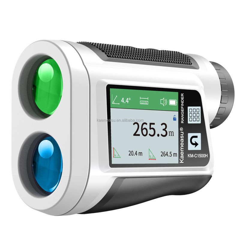 OEM 6x Rangefinder Laser Mounted Range Finder Golf Laser Range Finder Lithium Battery Rechargeable Touch Type Color Screen IP54