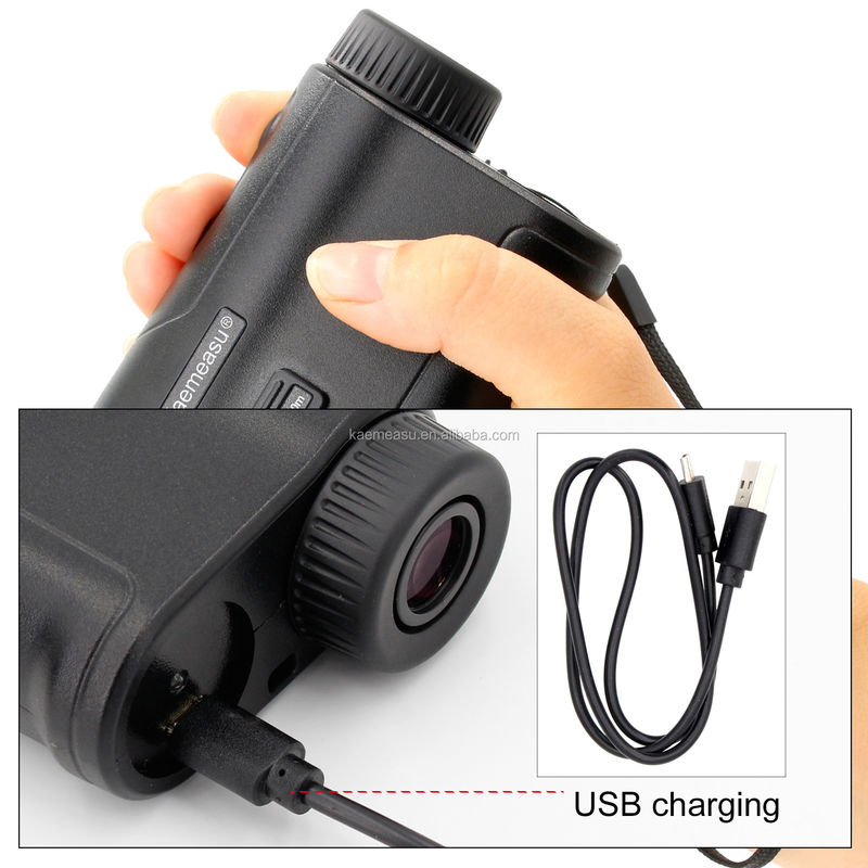 OEM Good Quality Rechargeable Laser Rangefinder 450 Meter Digital Laser Range Finder hunting/golf/sport/engineer