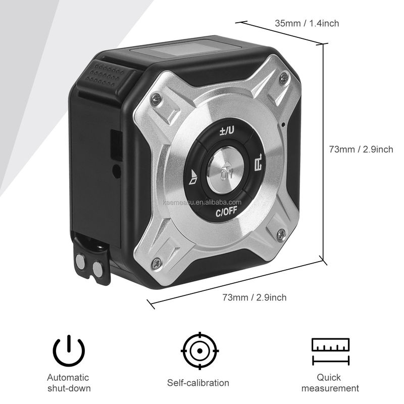 Multifunction USB Charging Tape Measure Rangefinder Electronic Ruler Infrared Measuring Instrument OEM Laser Distance Meter