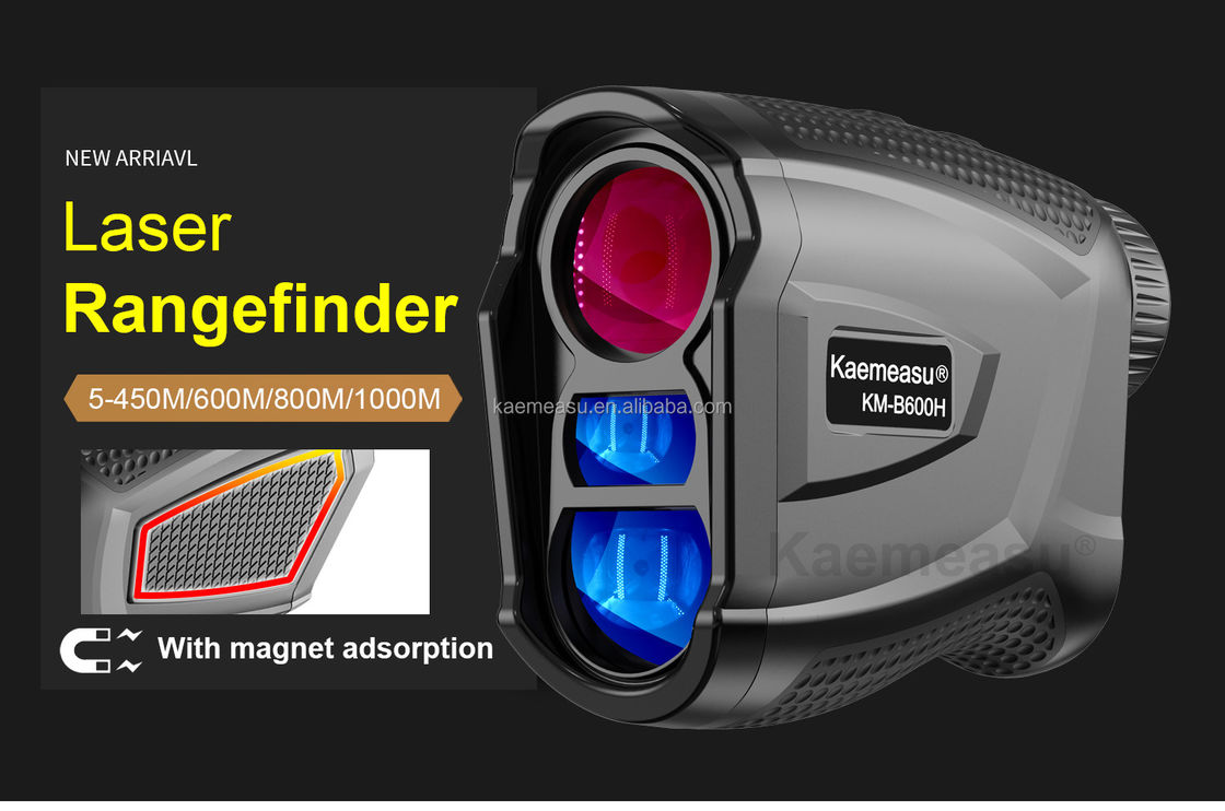 Hot selling laser rangefinder with flagpole locking vibration golf rangefinder hunting handheld laser rangefinder
