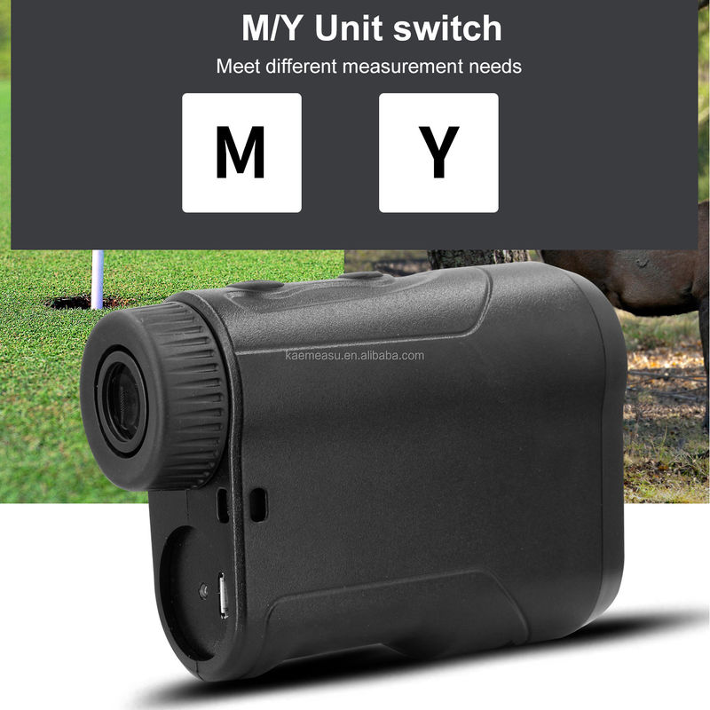 Telescope Laser Rangefinder Portable USB Charging Laser Distance Meter Monocular Golf Hunting Range Finder 600M/656Yd