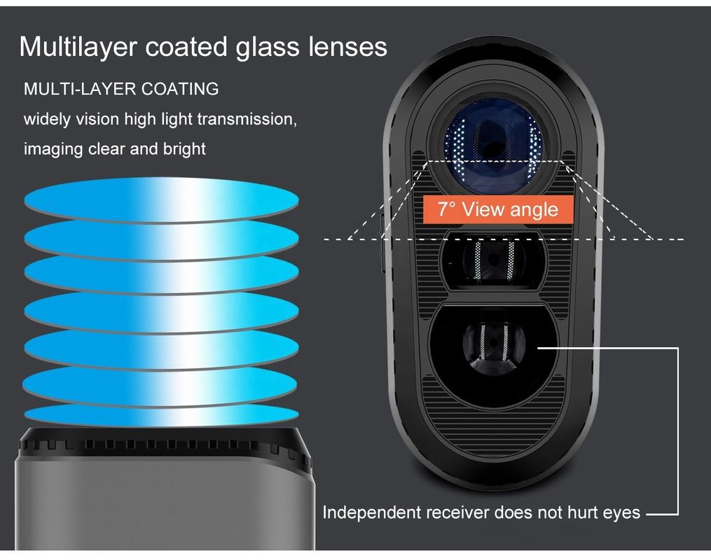 OEM ODM Range Finder 600/800/1000m Golf Distance Meter Multiple modes Laser Rangefinders Telescope with slope switch