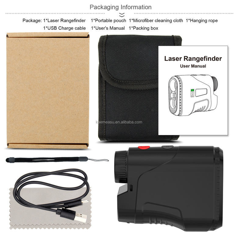 Oem Hunting Range Finder Slope Scope Laser Distance Meter Telescope Multiple modes Laser Rangefinders for Hunting