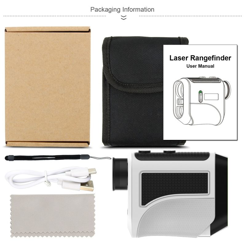 Outdoor Golf Laser Rangefinder with 905nm Laser Wavelength 1000m Diastimeter and Slope Angle
