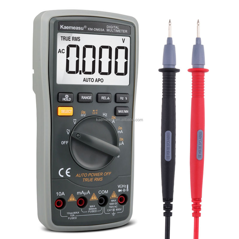 High precision Anti burn multitester 6000 Counts Auto range Diode Ture RMS Voltage Resistance tester Electric Multimeters