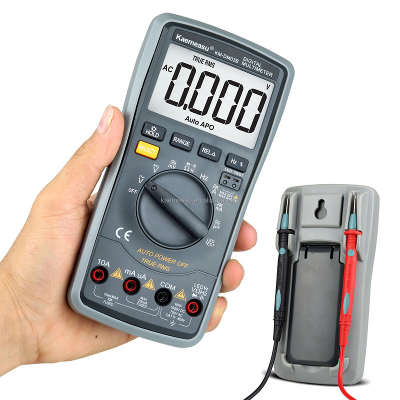 03B Professional Digital Multimeters DC AC Voltage Current Resistance True RMS LED Diode Test Auto Range Universal Meter