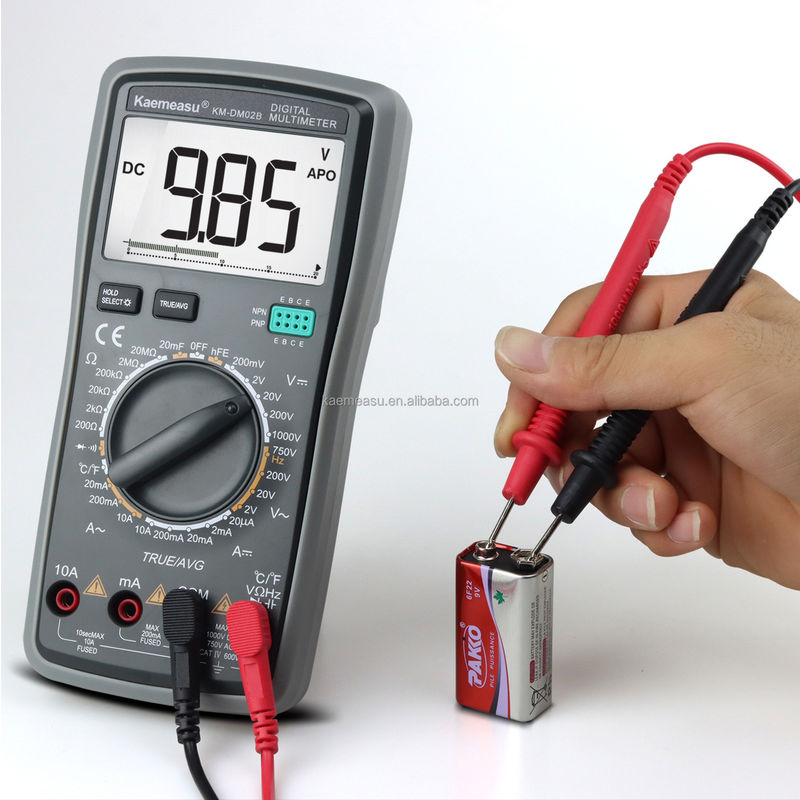 OEM ODM Electric Multimeters T-RMS Voltage Current Resistance Capacitance Test Intelligent Digital Multimeter Tester