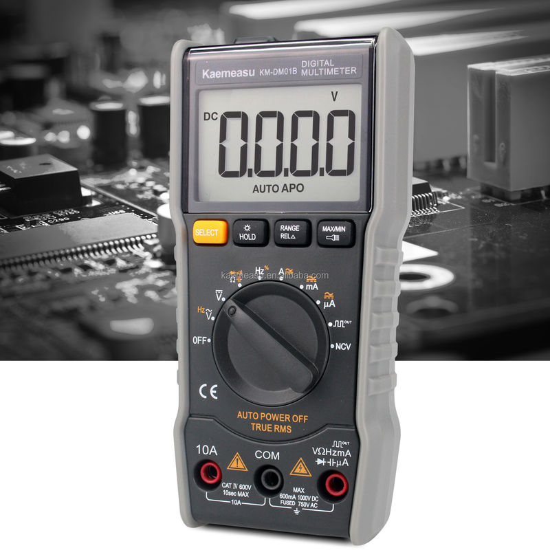 01B Electric Multitester Voltage Current measure Industrial Multimeter Mini portable Smart Digital Car Multimeters
