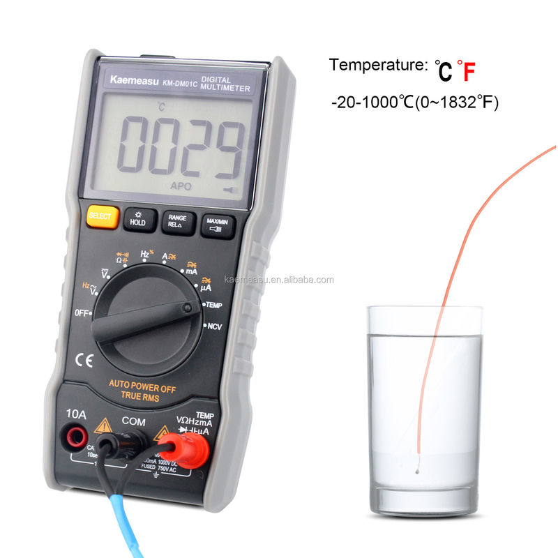 01C Current voltage tester Multimeters high precision measuring equipment Mini Portable auto range multimeters