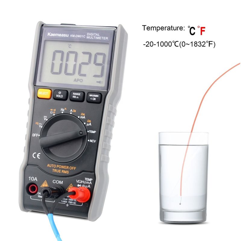 OEM ODM Digital multi tester T-rms electronic multimeter Ncv Ohm Hz Tester avometer Mini Portable multimeter for sale