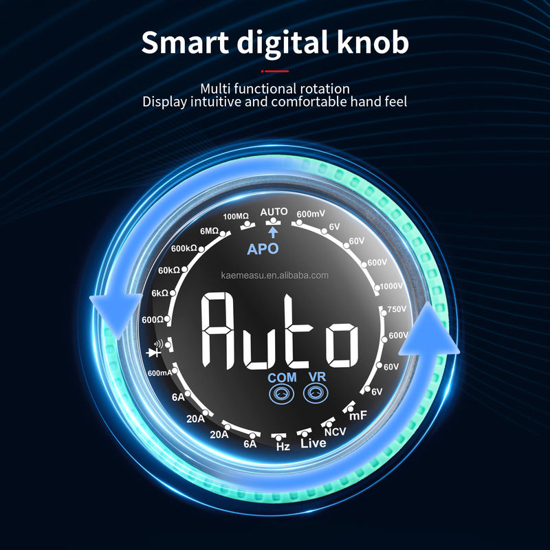 Auto Range Voltage Meters NCV TRMS Diode Test Current Resistance Tester Clamp Meters Multimetro Smart Digital Multimeters