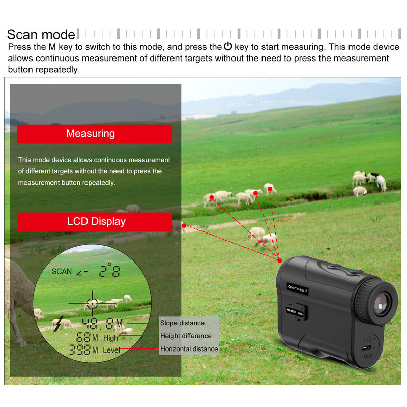 OEM Digital Laser Rangefinder Mini Long Distance Magnetic Golf Range Finder Laser Meter Telescope Hunting Rangefinders