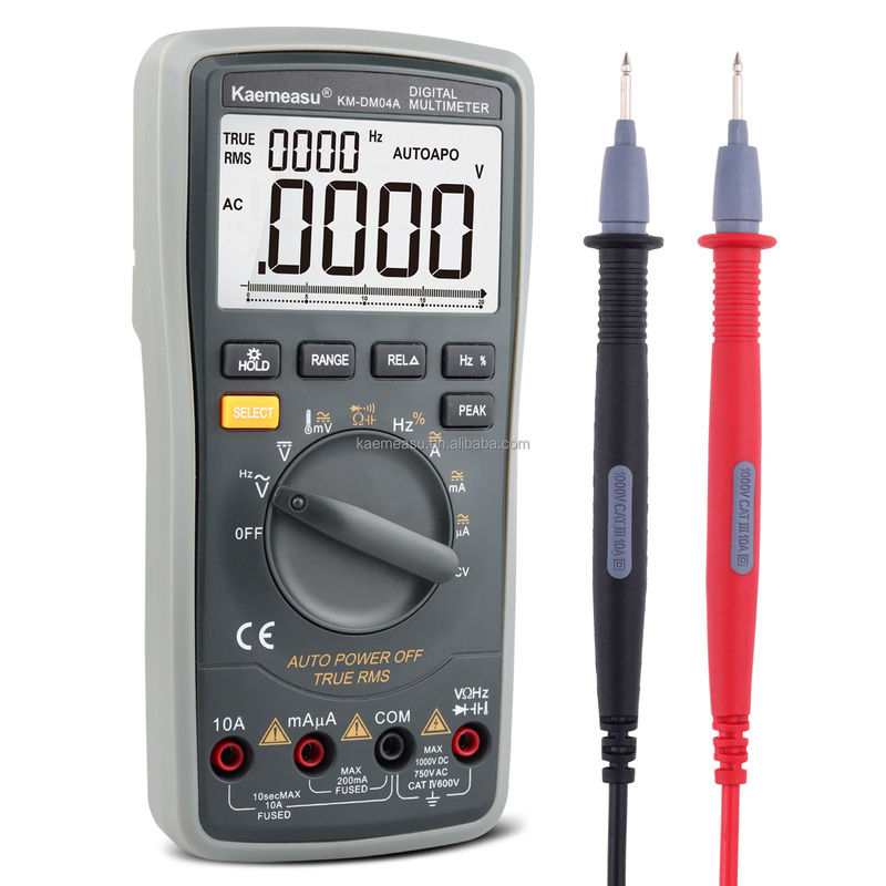 04A Clamp Meter AC DC Digital Voltmeter Diode Continuity Test Voltage Meter Multimetro Smart  Digital Multimeters