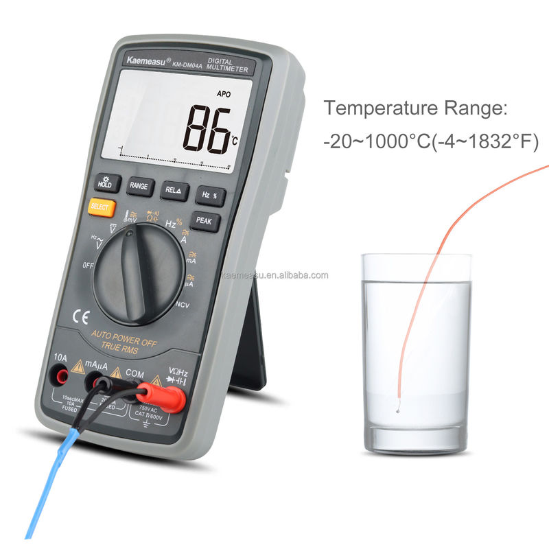 04A Clamp Meter AC DC Digital Voltmeter Diode Continuity Test Voltage Meter Multimetro Smart  Digital Multimeters