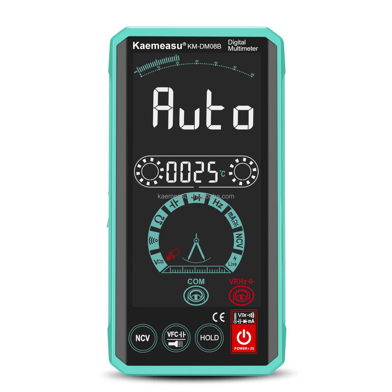 Intelligent Human Machine Interaction Multimeters LCD Color Display Voltage Tester Rechargeable Smart Digital Multimetro