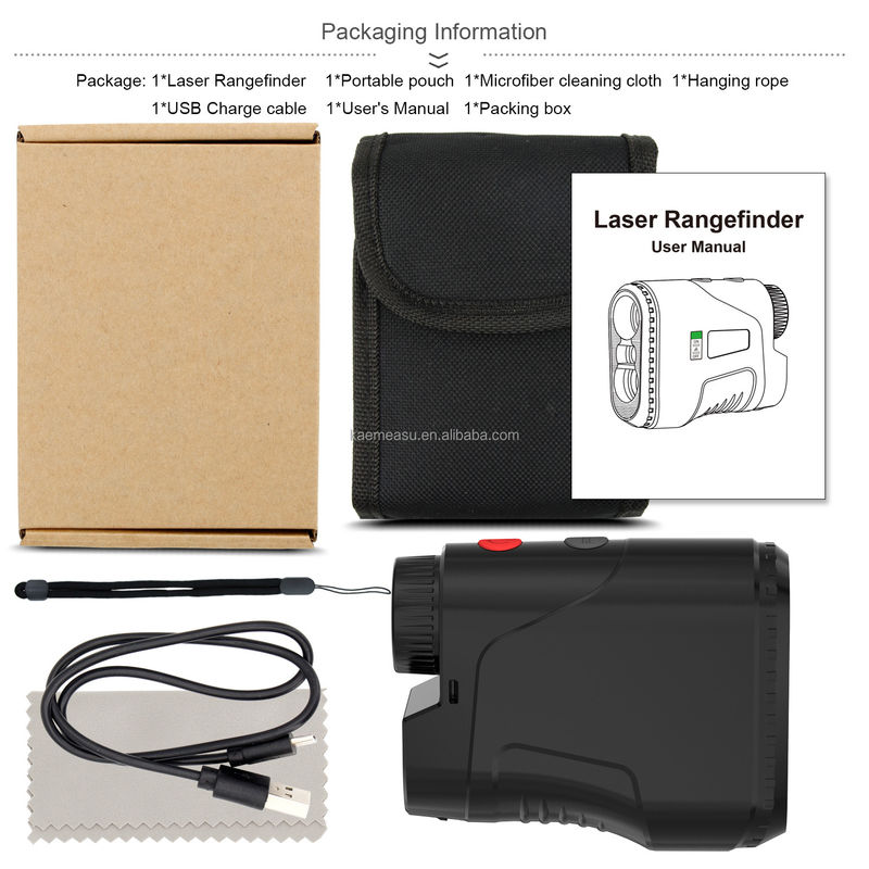 500Yd Digital Laser Rangefinder for Golf Range Finding and Long-lasting Distance Measurement