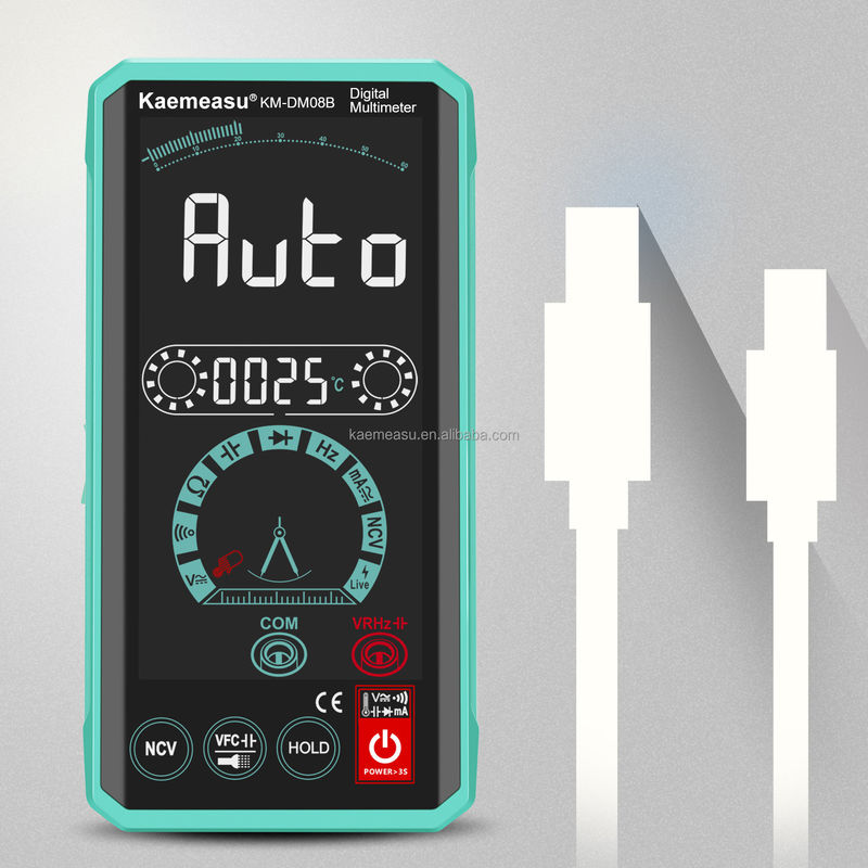 DC Contactor Multimeters Digital Multimtre Numrique Intelligent Flic 100uf film capacitor Intelligent Voice Digital Multimeters