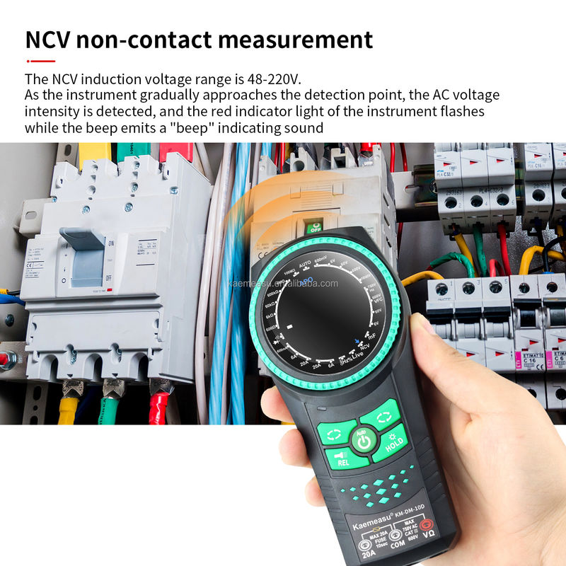 Smart Multimeter Voltage Meters Detector Multimetro Digital Multimeters Smart Rotary Knob -20-50C Max. DC Current 20mA