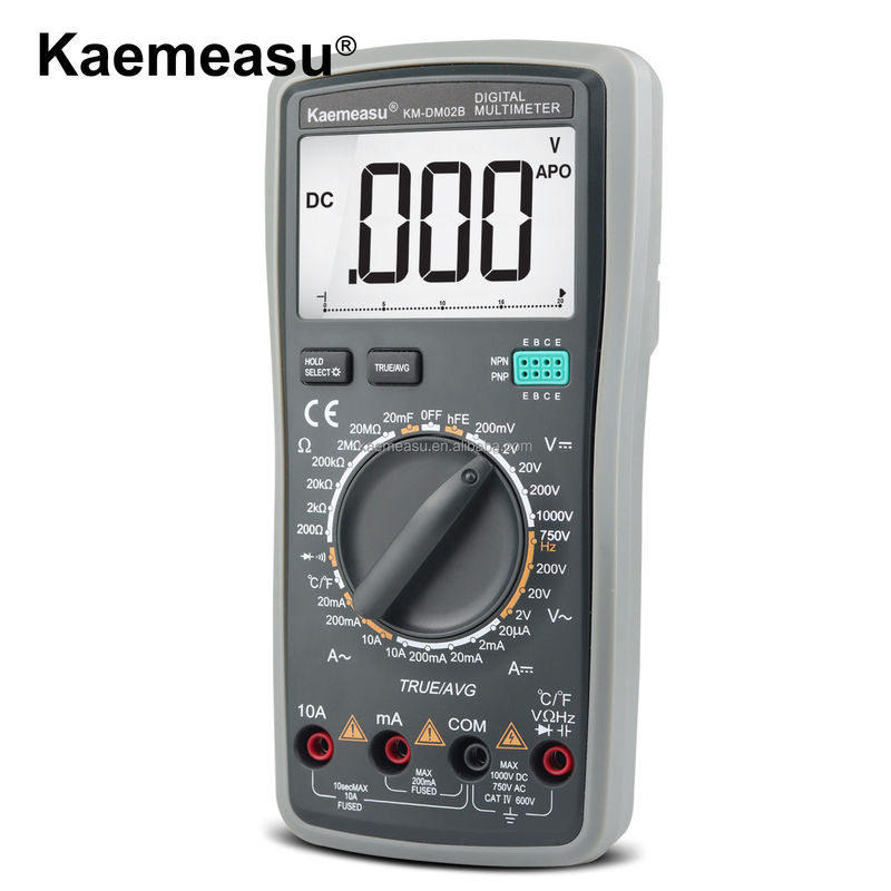 Smart Multimeter AC Voltage Tester for Measuring Capacitance Range 20nF/200nF/2uF/20uF/200uF/2000uF and Max. AC Current 10A