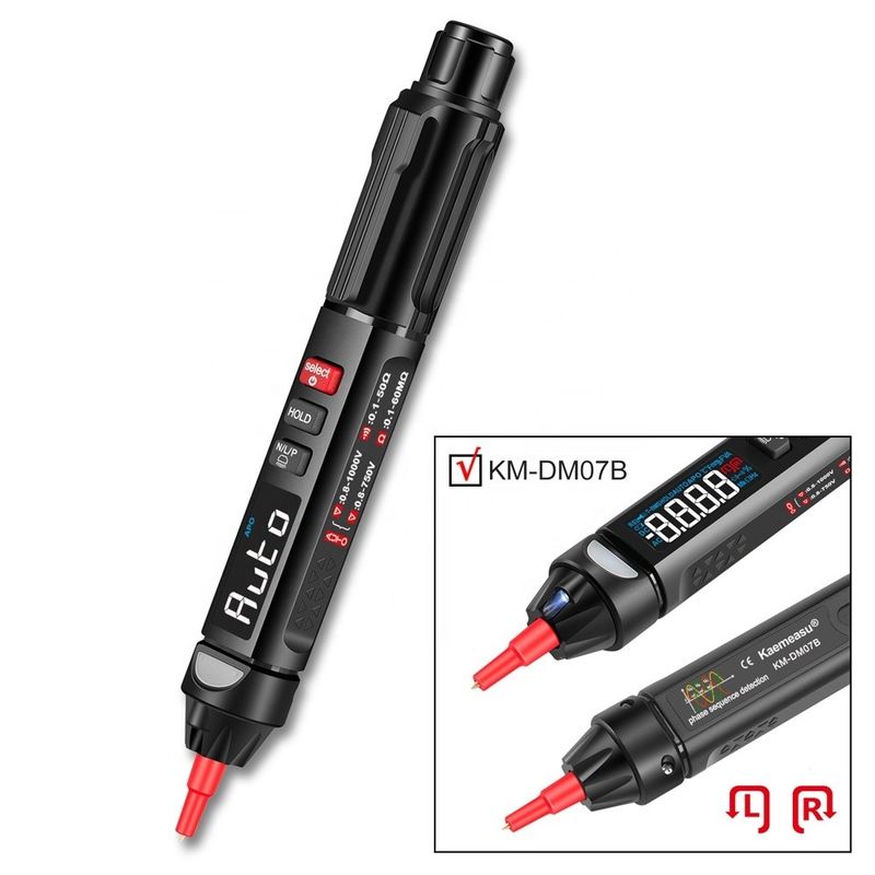 Oem Factory Direct Pen Digital Multimeter  True Rms Digital Meter Non Contact Voltage Detection Multimeter Tester