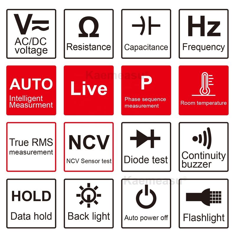 Oem Factory Direct Pen Digital Multimeter  True Rms Digital Meter Non Contact Voltage Detection Multimeter Tester