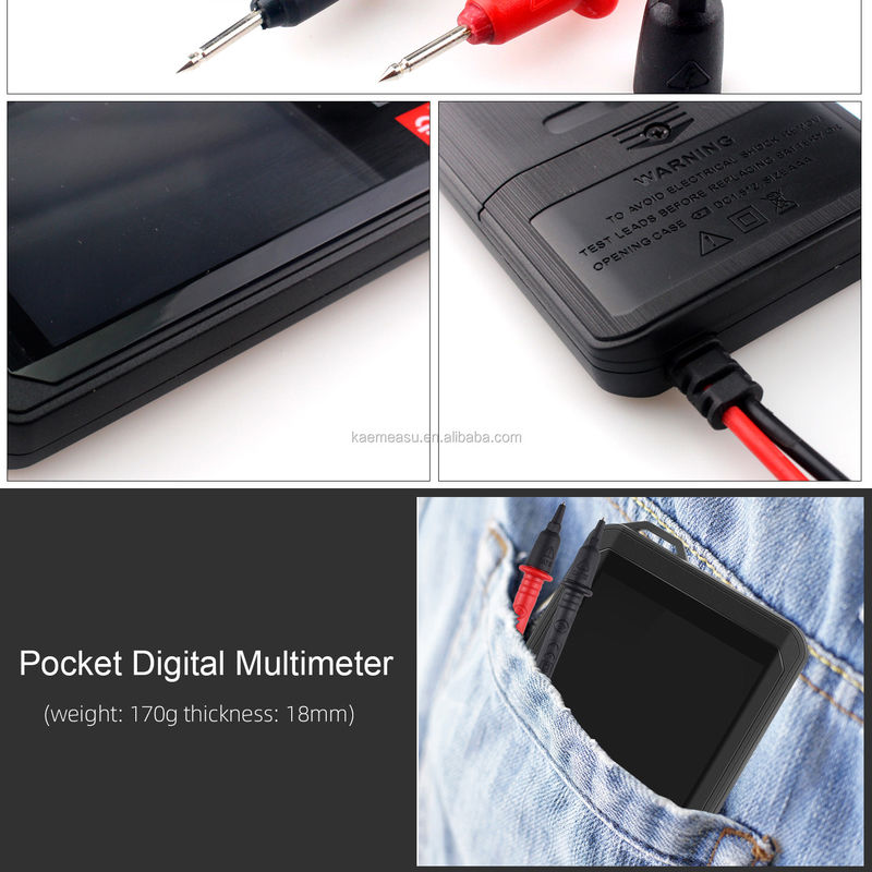 Color Display Touch Screen Multimeters 6000 Count Professional Digital Multimeter Smart Multimeter