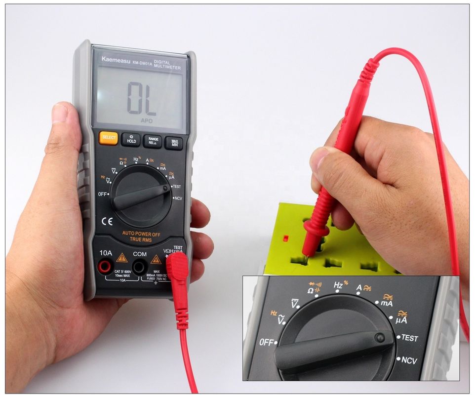 Mini portable NCV True RMS  Live Wire/Naught wire Measurement auto range Pocket Digital Multimeters