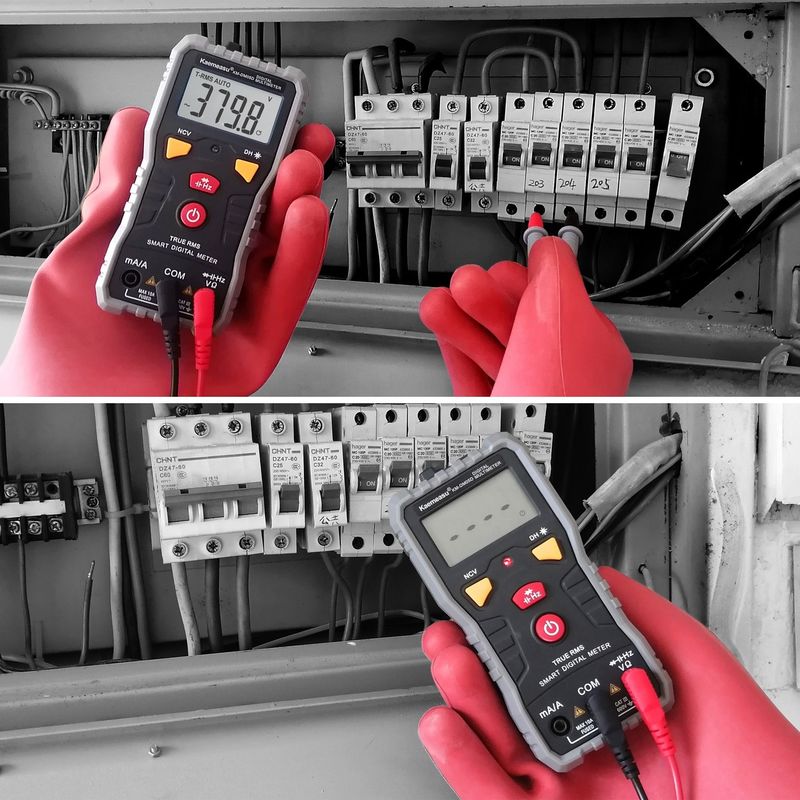 Pocket Digital Multimeter DC/AC Multifunctional High Precision Capacitance Ncv Ohm Hz Tester Auto Range Digital Multimeter