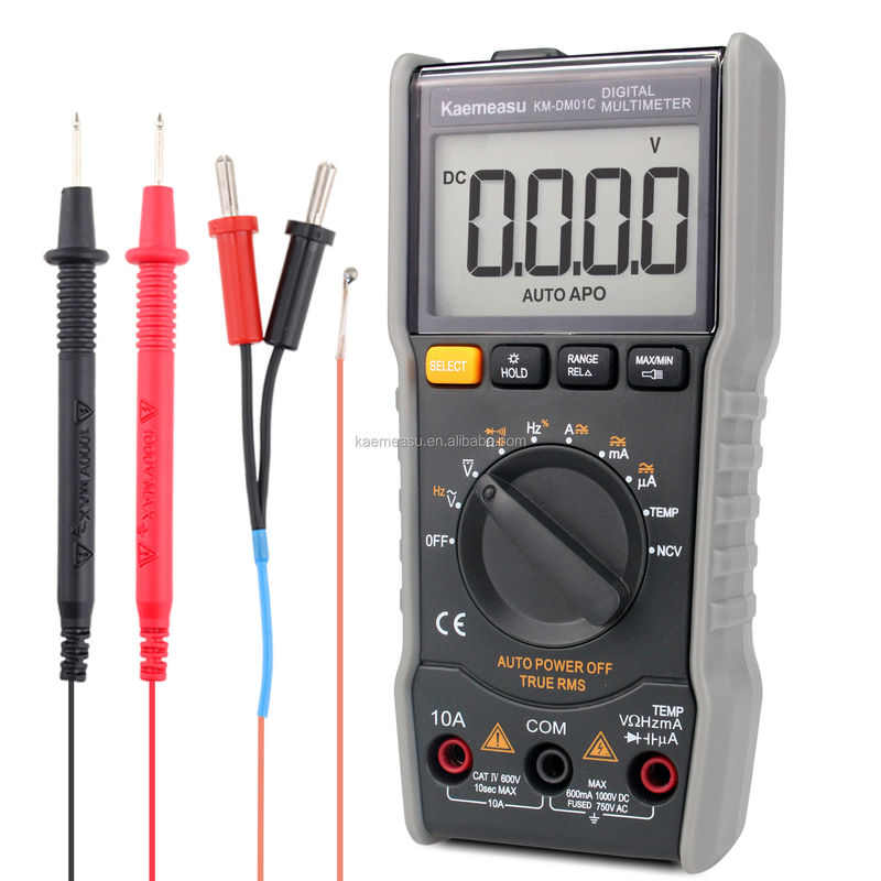 6000 Counts Mini Portable Electrician Smart Digital Multimeter Tester Square Wave Output Bench Professional Digital Multimeters