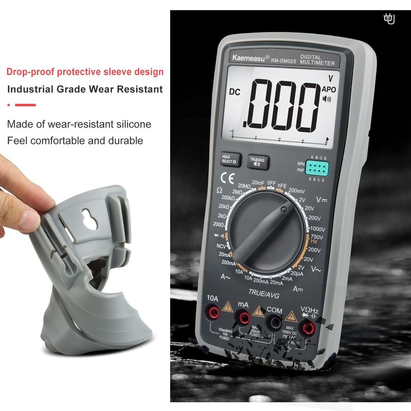 Intelligent Voice Multitester Auto Range Multifunction Laboratory Equipment Resistor Tester Digital Multimeter