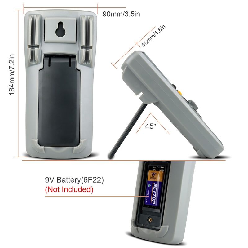 Intelligent Voice Multitester Auto Range Multifunction Laboratory Equipment Resistor Tester Digital Multimeter