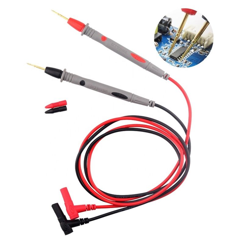 Multimeter Test Probe Leads Banana Plug Digital Multimeter Probes Electrical Test Probe 20A 1000V Instrumentation Cables