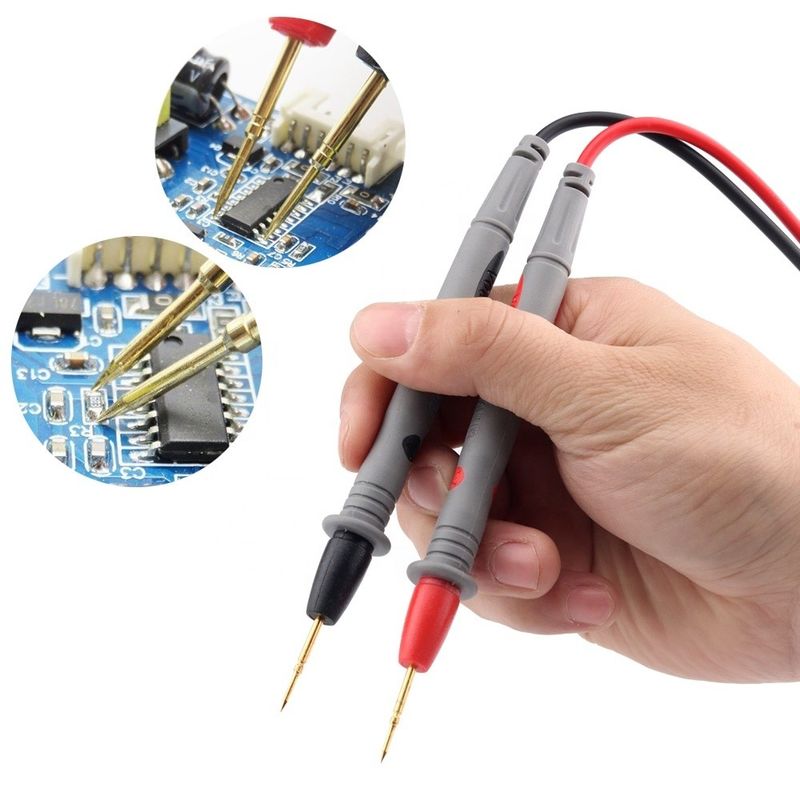 Multimeter Test Probe Leads Banana Plug Digital Multimeter Probes Electrical Test Probe 20A 1000V Instrumentation Cables