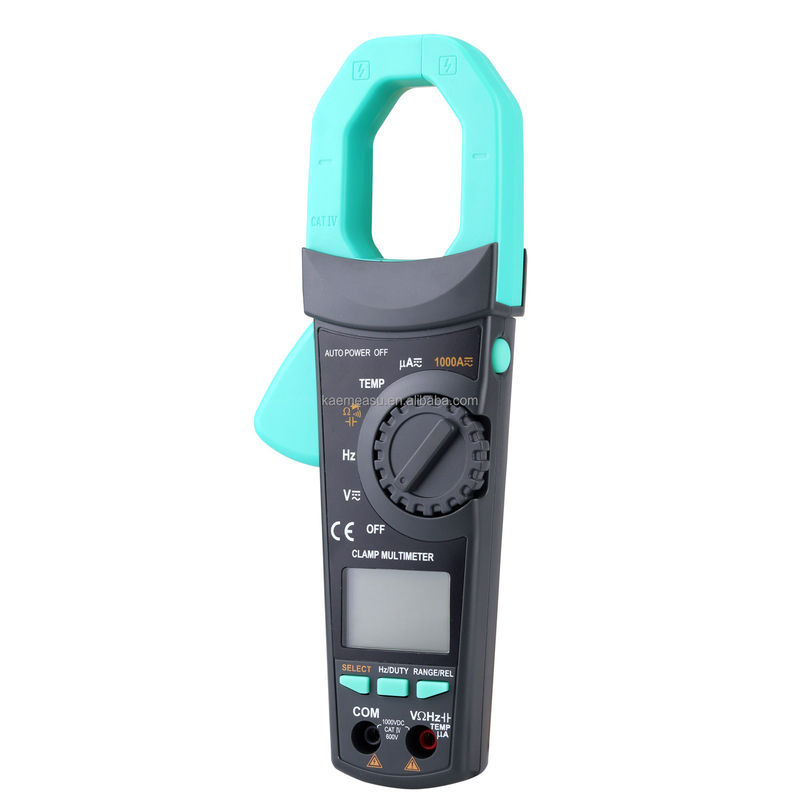 Big Clamp Multimeter T-RMS AC DC 1000V 1000A Diode Test Continuity Buzzer Digital Clamp Meters