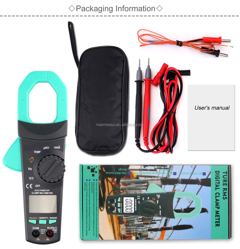 6000 Counts Ac Dc Current Multimeter Aneng Voltage Meters Clamp Multimeter Digital Clamp Meters