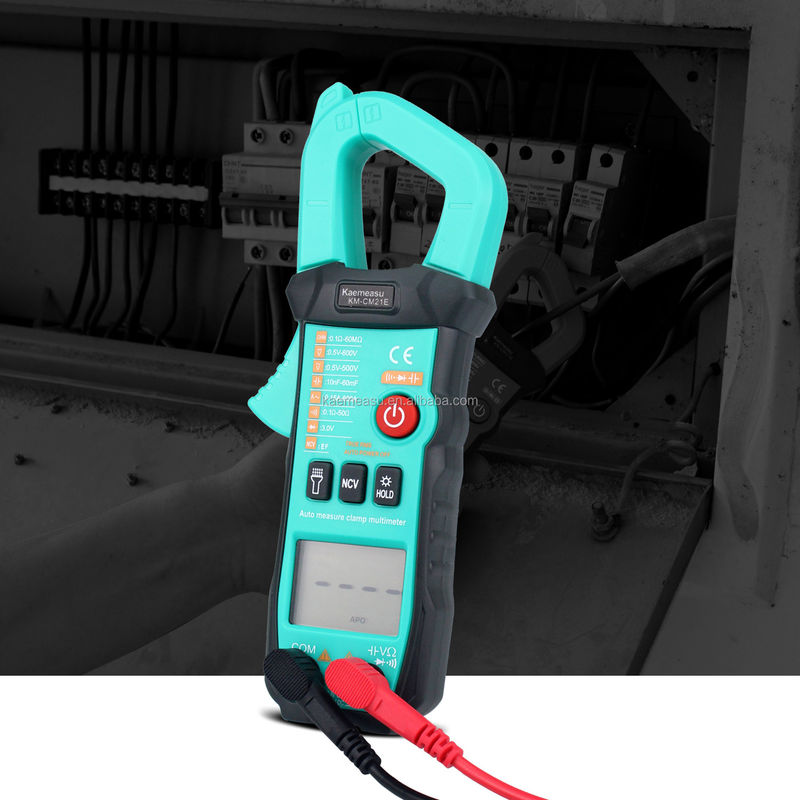 600A Current Measurement Trms Auto-range Voltage Ammeter Hz Ohm Ncv Tester Multimeter Ampere Meter Clamp Meter 21E