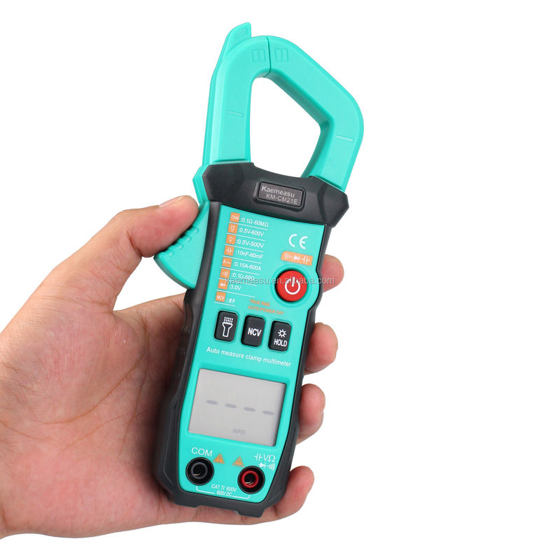 600A Current Measurement Trms Auto-range Voltage Ammeter Hz Ohm Ncv Tester Multimeter Ampere Meter Clamp Meter 21E