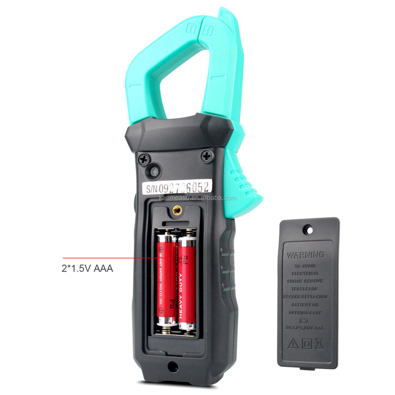 Portable Digital Multimeter With Voltage Detector And Clamp Measuring Resistance Range 600Ω/6kΩ/60kΩ/600kΩ/6MΩ/40MΩ