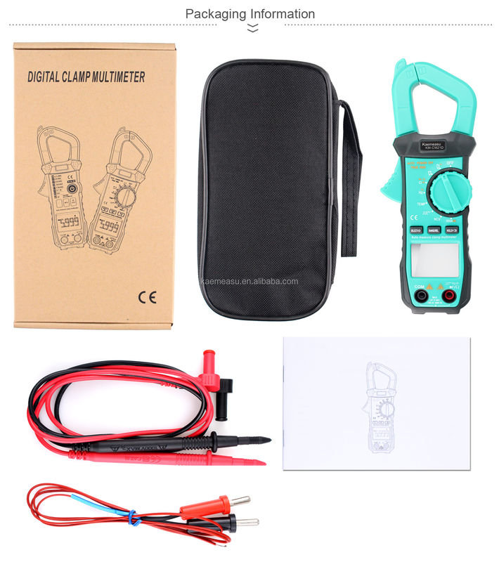 21D DC AC Digital Clamp Meter 3 5/6 Digit Automatic Diode Test Ture RMS Square Wave Output NCV Digital Clamp Meter Multimeter