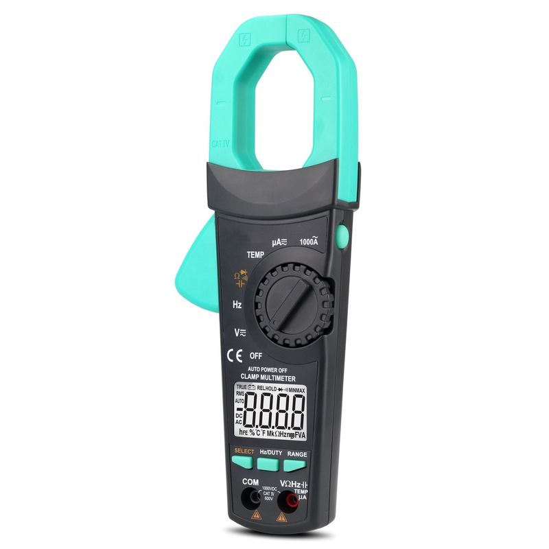 Professional 1000A AC/DC Voltage Clamp Meter with 3 5/6 Digits Display and Multifunctional Current Measurement